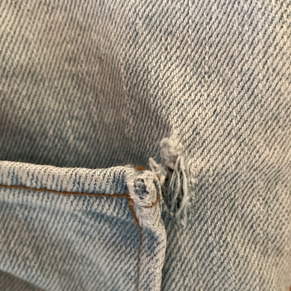 J Crew light wash wide leg crop jeans - Picture 6 of 6